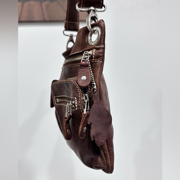 ROOTS CANADA LEATHER  CROSSBODY BAG - Picture 4 of 11